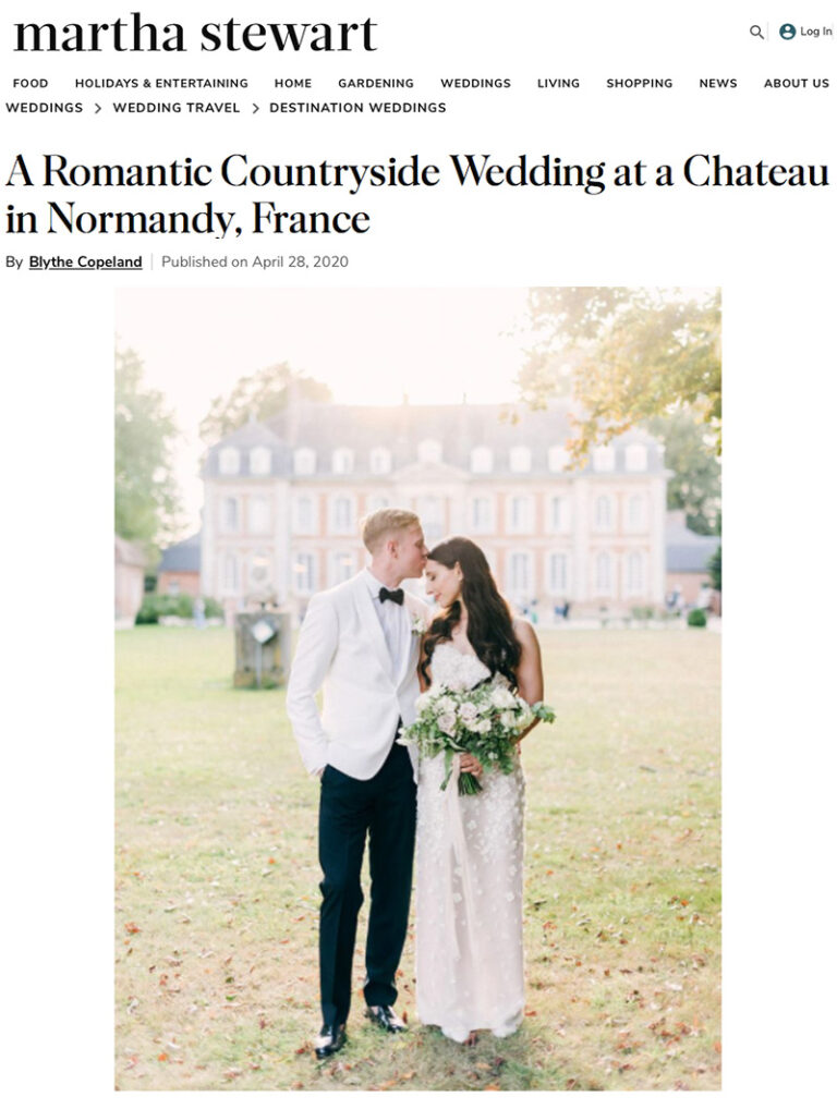 A Romantic French Chateau Wedding
